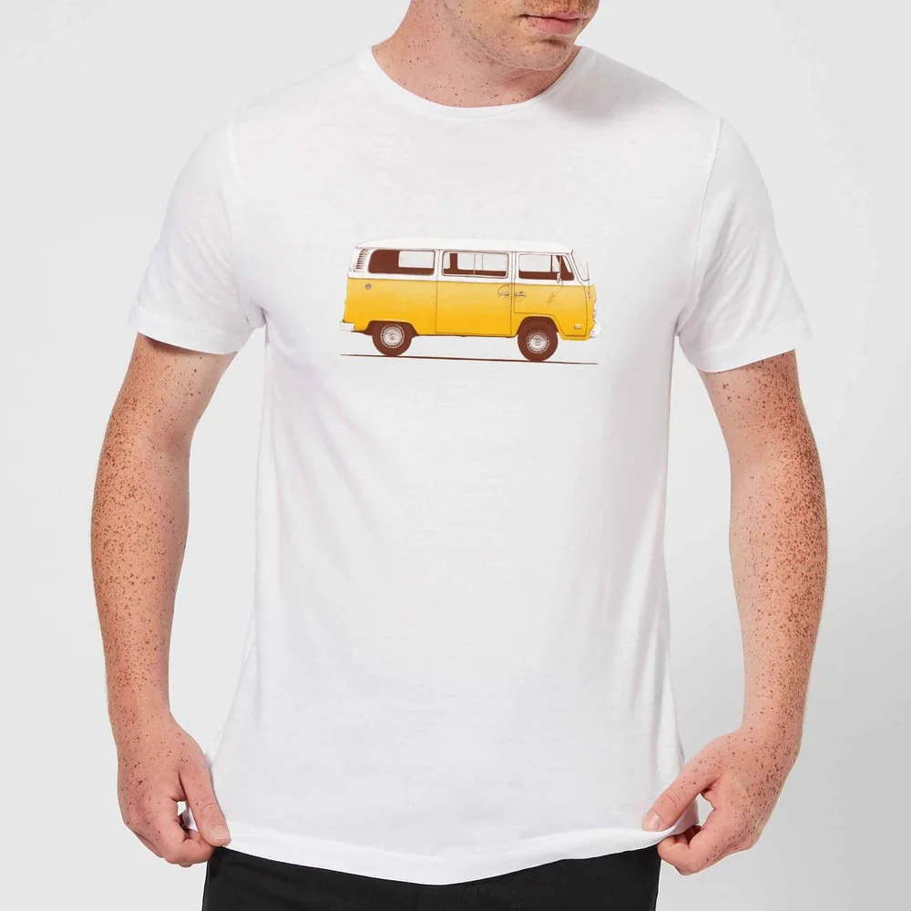 Florent Bodart Yellow Van Men's T-Shirt - White - 5XL Afbeelding 1