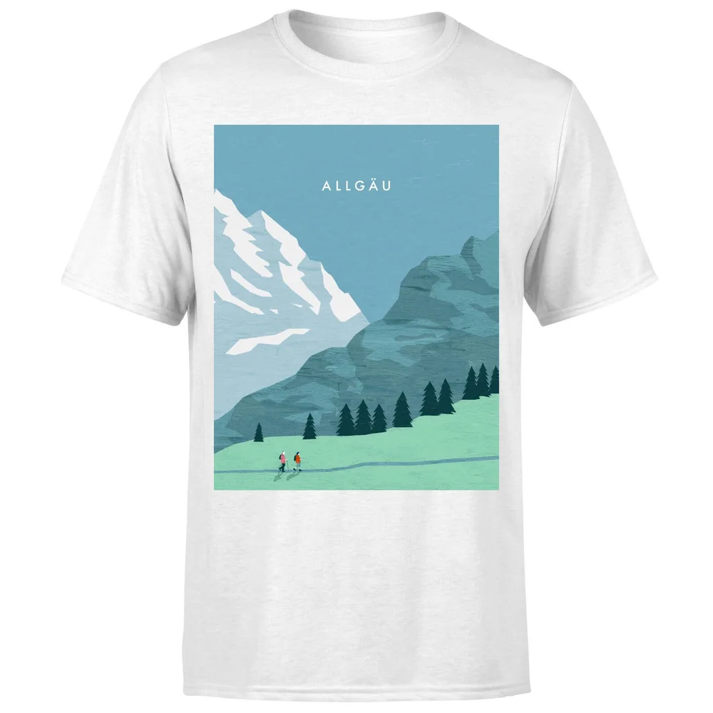 Algau Men's T-Shirt - White - 5XL Afbeelding 1