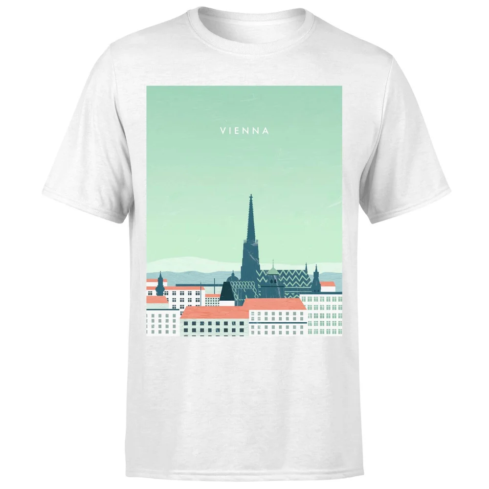 Vienna Men's T-Shirt - White - 5XL Afbeelding 1