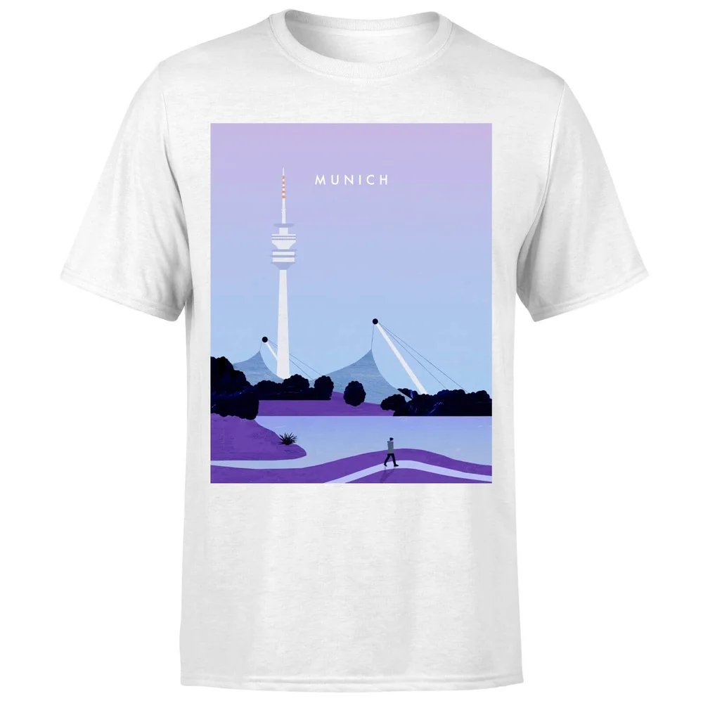 Munich Men's T-Shirt - White - 5XL Afbeelding 1