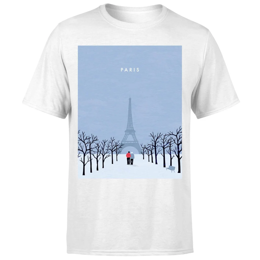 Paris Men's T-Shirt - White - 5XL Afbeelding 1