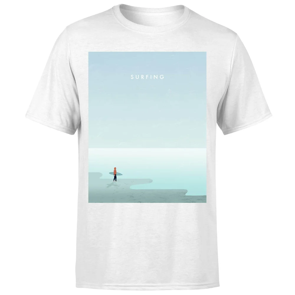 Surfing Men's T-Shirt - White - 5XL Afbeelding 1