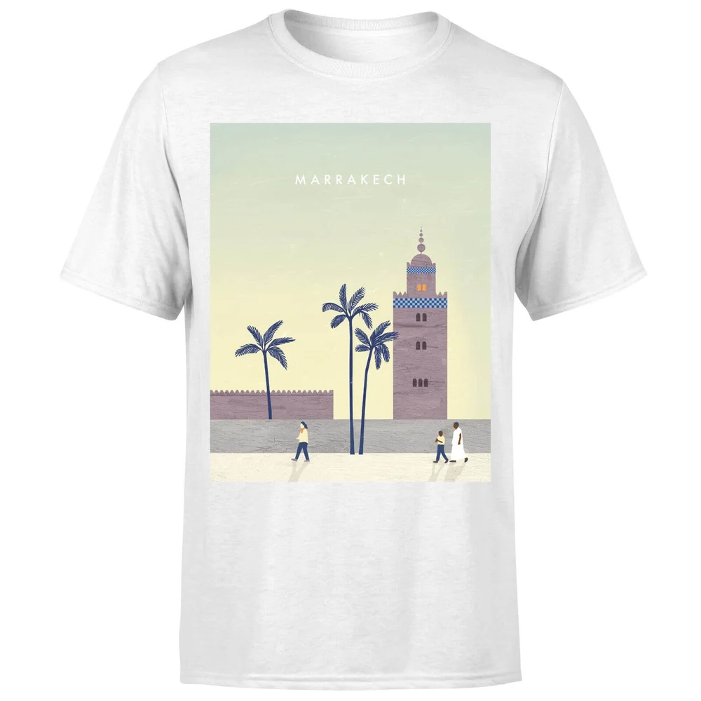 Marrakech Men's T-Shirt - White - 5XL Afbeelding 1