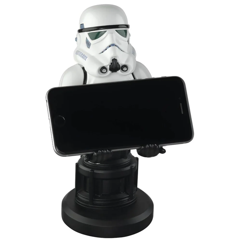Star Wars verzamelbare Stormtrooper Cable Guy Controller en Smartphonehoude (20 cm) Afbeelding 1