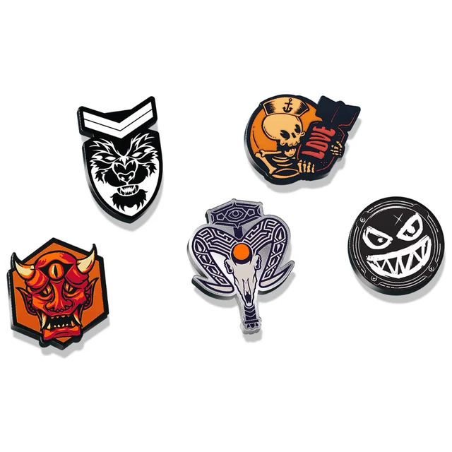 Call of Duty Black Ops IV Codebox pin enamel badges