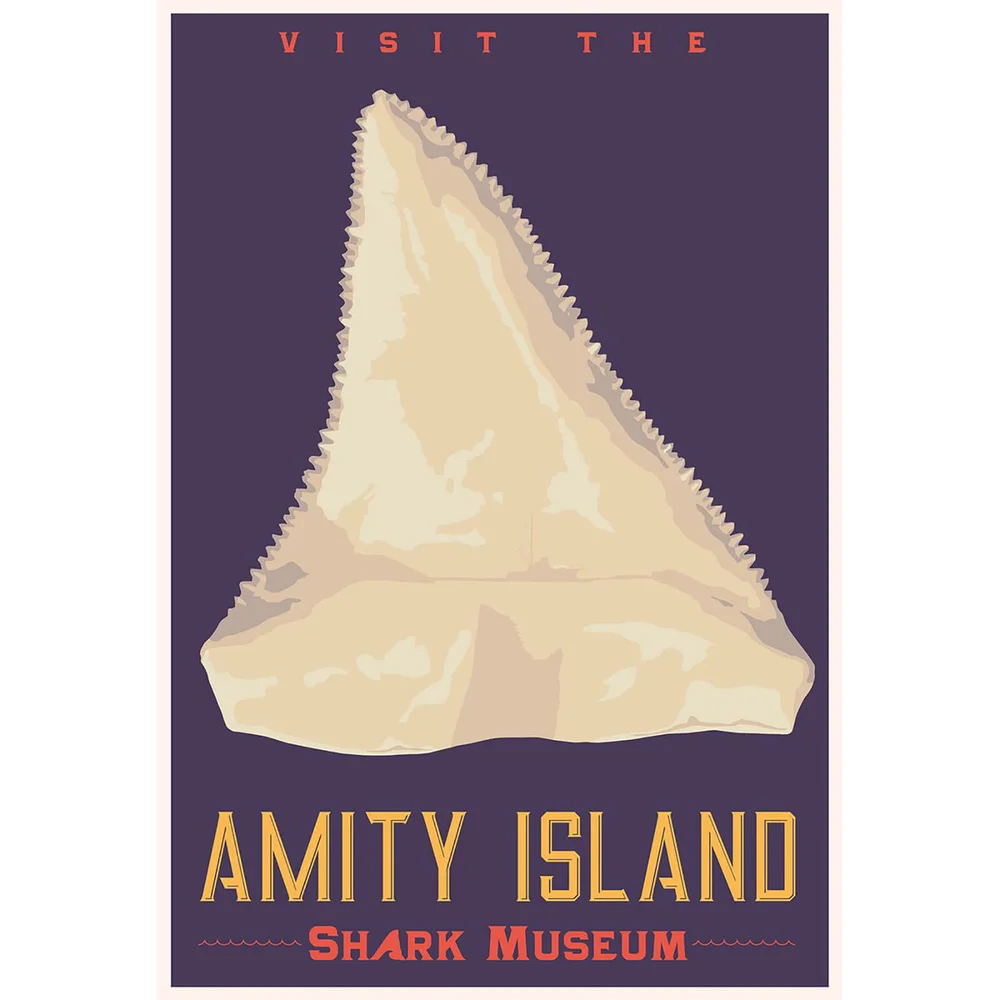 Jaws "Shark Museum" by Steve Thomas Limited Edition 13 x 19 Inch Fine Art Giclee - SDCC Exclusive Afbeelding 1