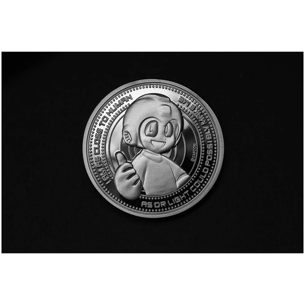 Megaman limited edition verzamelmunt: zilver variant Afbeelding 1