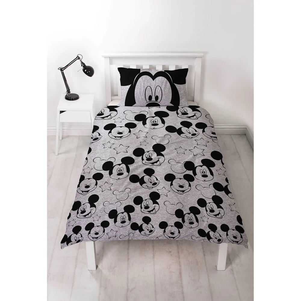 Mickey Mouse Sillhouette Duvet Set - Single Afbeelding 1