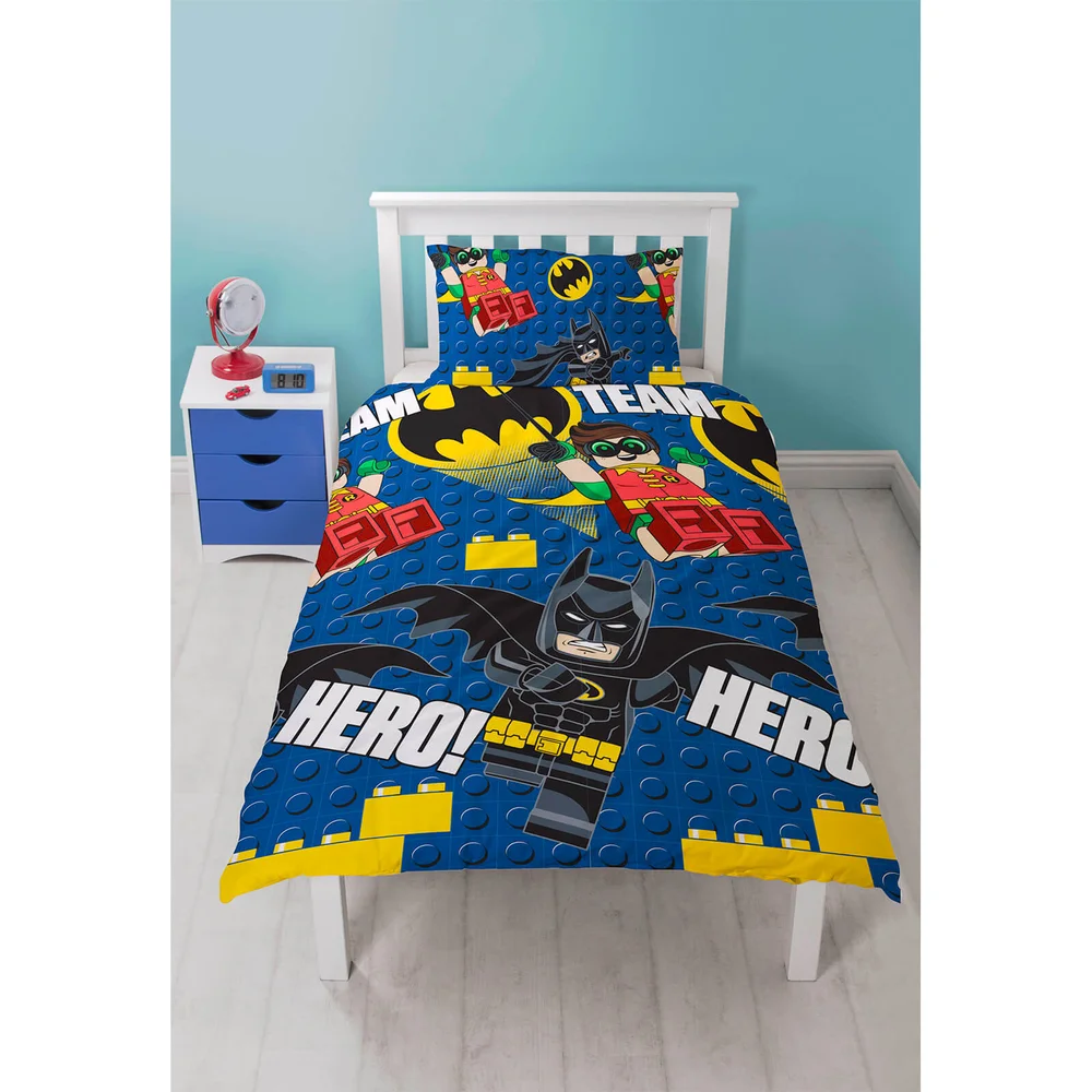 Lego Batman Movie Hero Duvet Set - Single Afbeelding 1