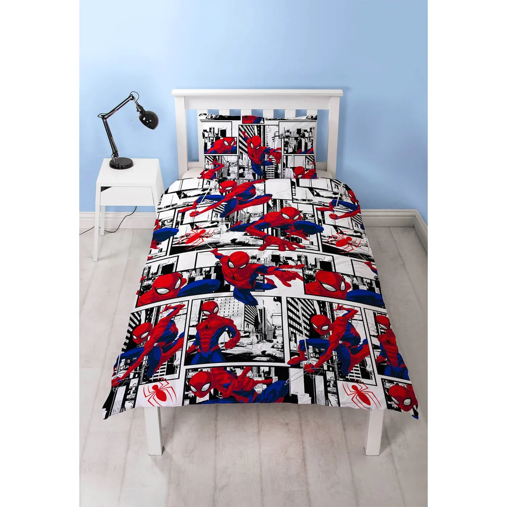 Ultimate Spiderman Metropolis Duvet Set - Single Afbeelding 1