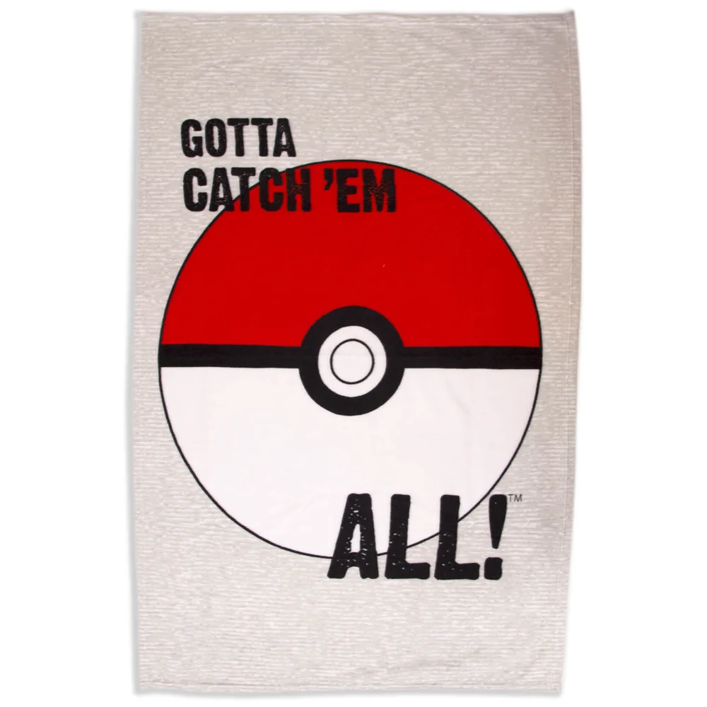 Pokémon Pokeball Fleece Blanket Afbeelding 1