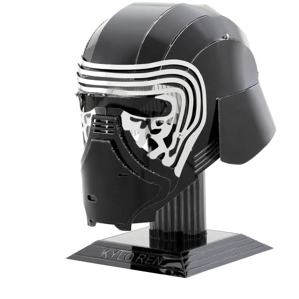 Metal Earth Star Wars Kylo Ren Helmet 3D Metal Model Kit Afbeelding 1