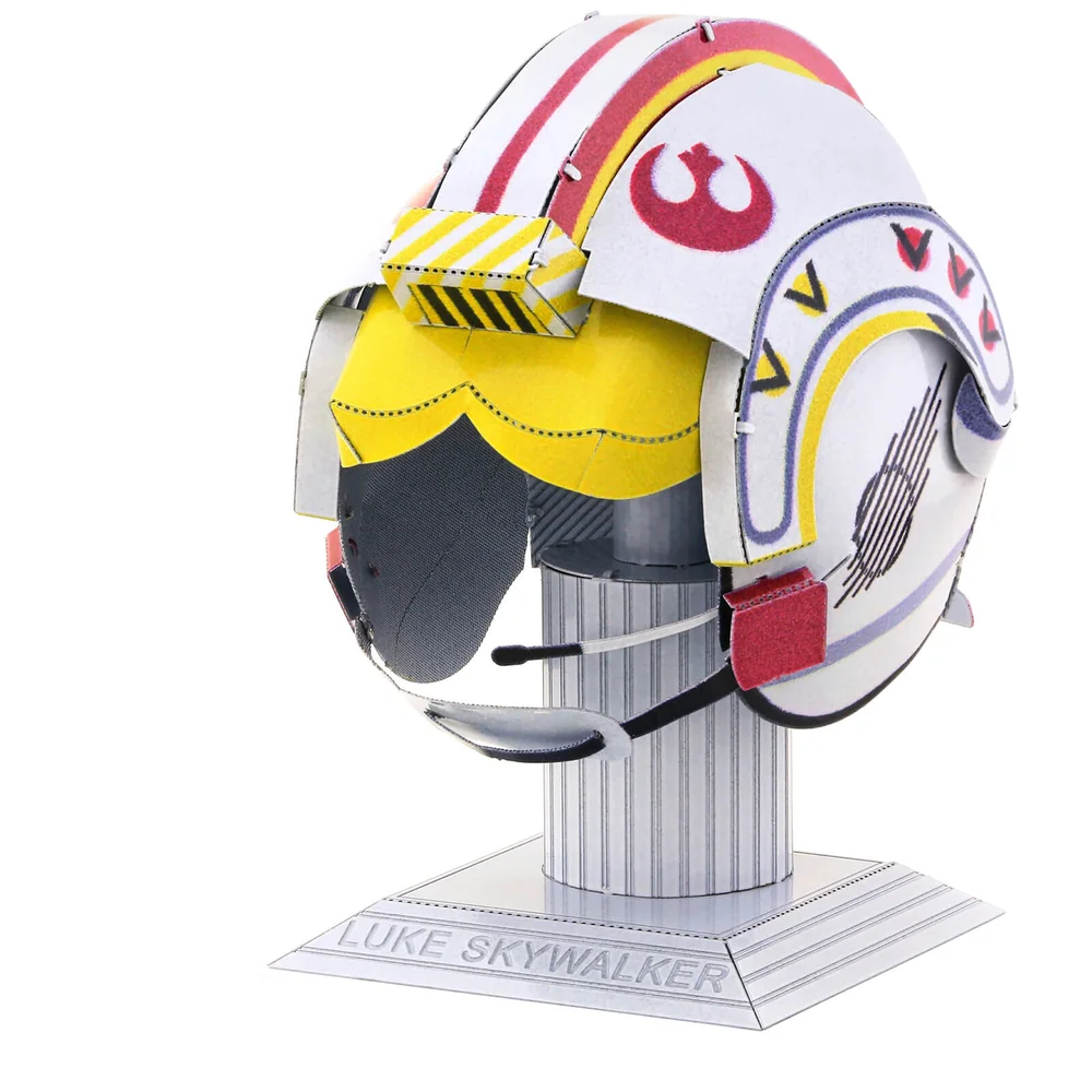 Metal Earth Star Wars Luke Skywalker Helmet 3D Metal Model Kit Afbeelding 1