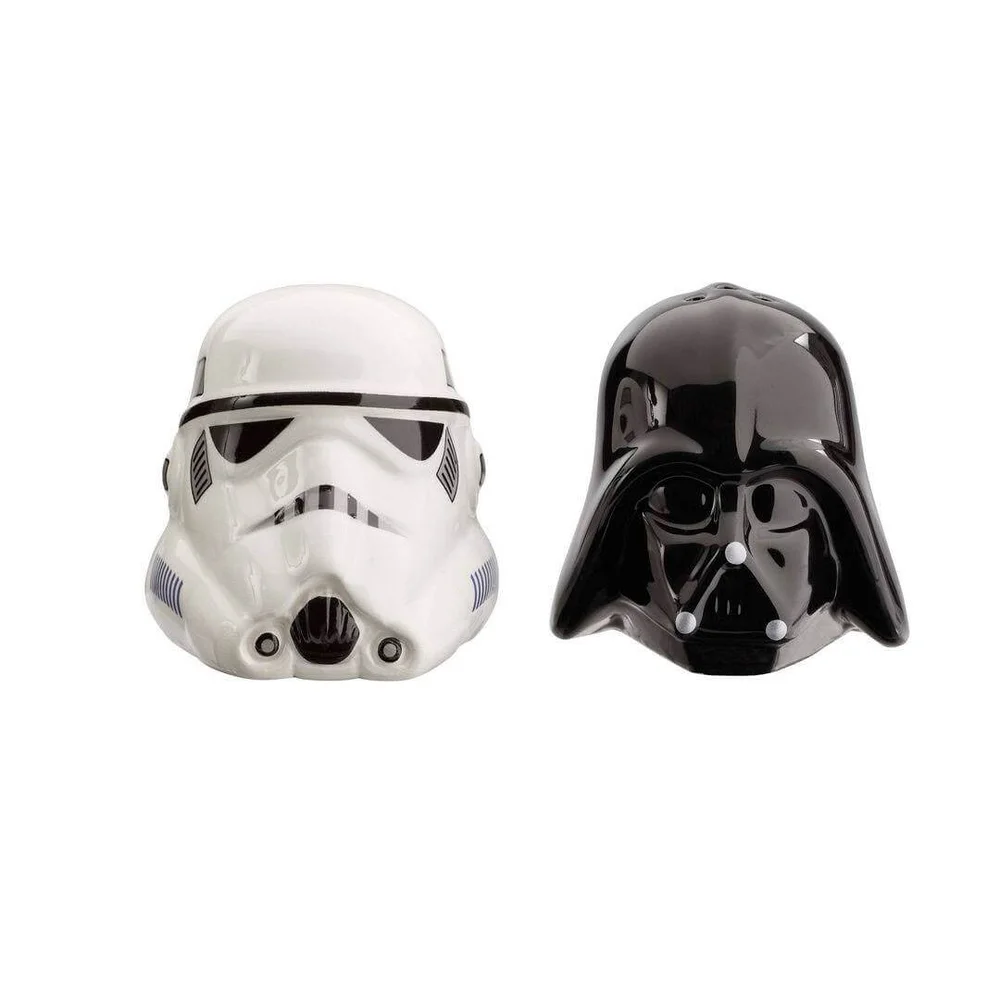 Funko Homeware Star Wars: Darth Vader & Stormtrooper Helmet Salt & Pepper Shakers Afbeelding 1