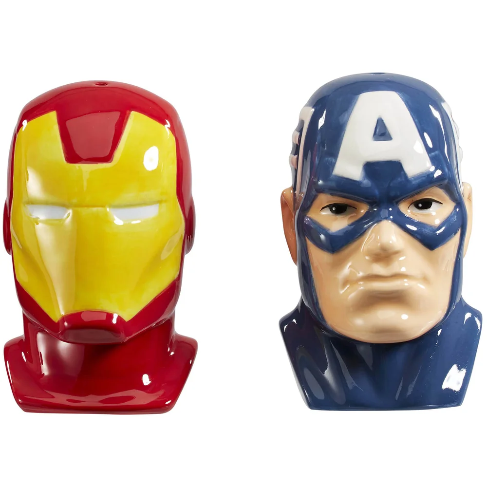 Marvel: Captain America & Iron Man Peper-en-zoutstel Afbeelding 1