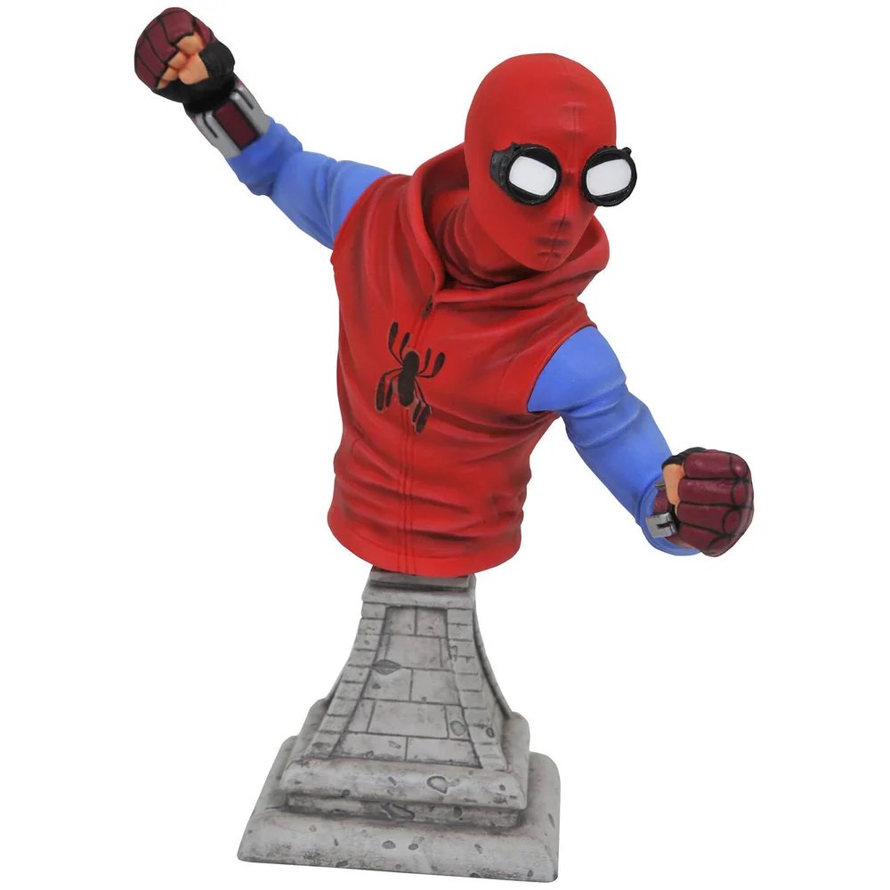 Diamond Select Marvel Spider-Man Homecoming buste zelfgemaakt kostuum (15 cm) Afbeelding 1