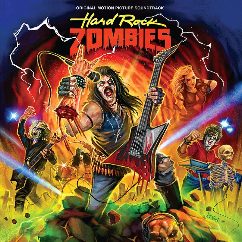 Hard Rock Zombies - Original Motion Picture Soundtrack Colour Vinyl LP Afbeelding 1
