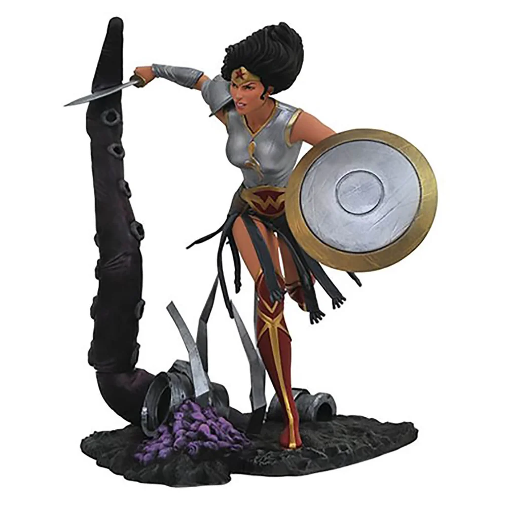 Diamond Select DC Gallery Dark Knights: Metal PVC Figure - Wonder Woman Afbeelding 1