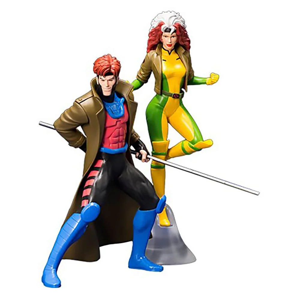 Marvel Universe X-Men 1992 Gambit and Rogue ARTFX+ Statues Afbeelding 1
