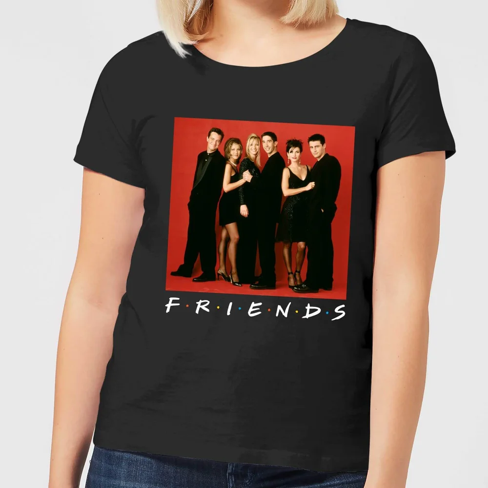 Friends Character Pose dames t-shirt - Zwart - S Afbeelding 1