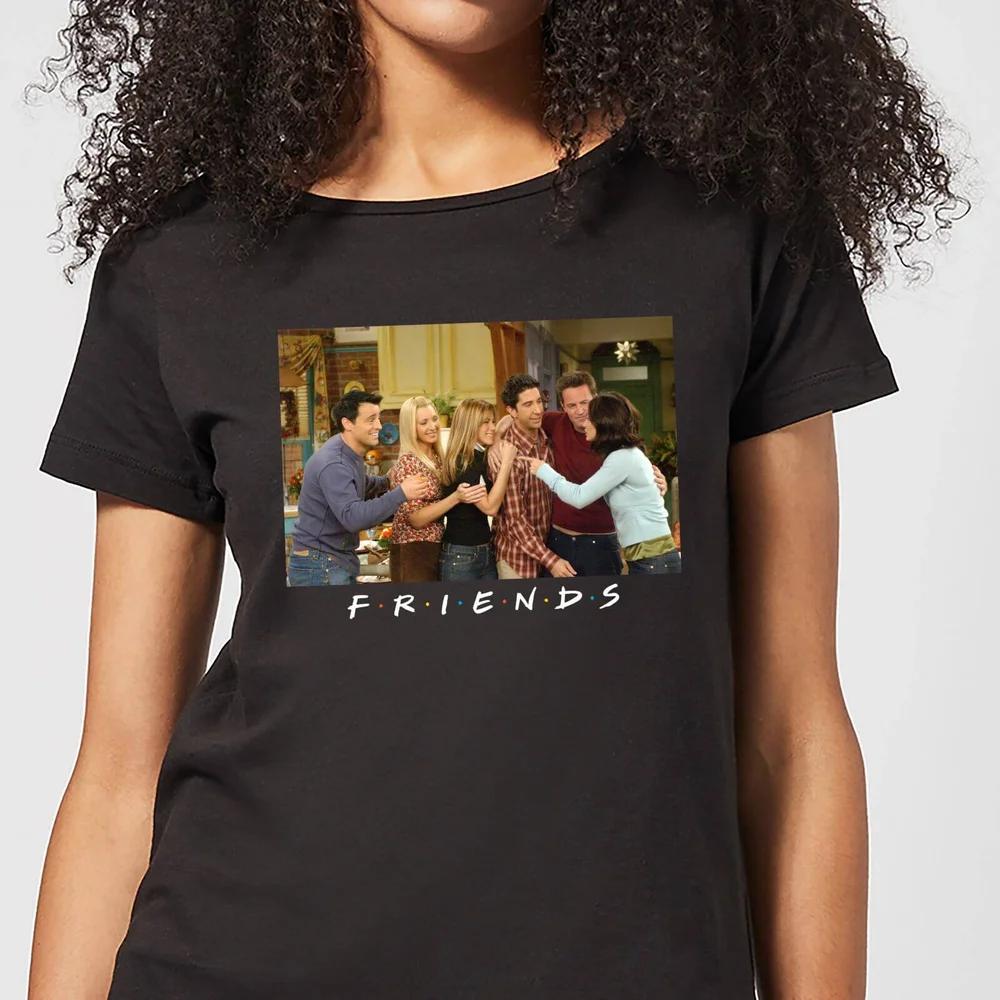 Friends Cast Shot dames t-shirt - Zwart - S Afbeelding 1