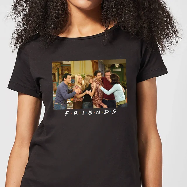 Friends Cast Shot dames t-shirt - Zwart