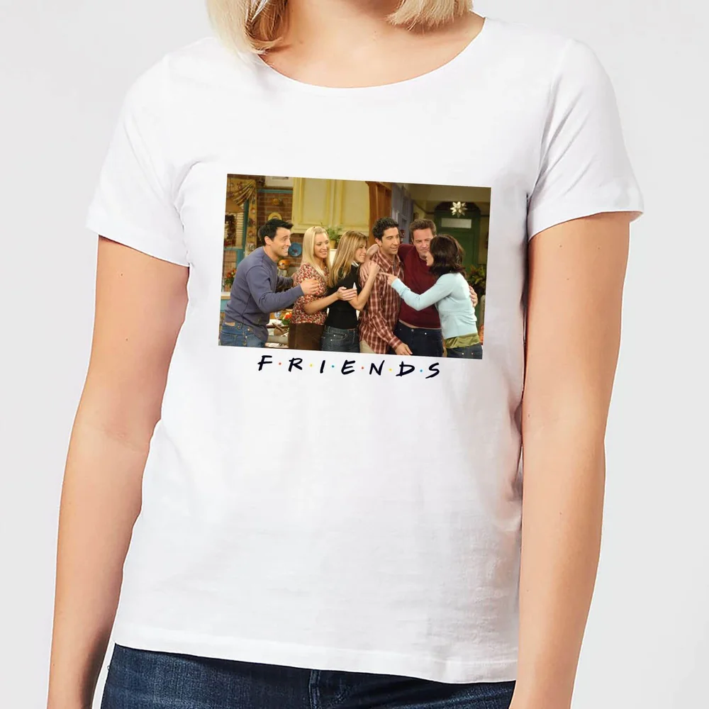 Friends Cast Shot dames t-shirt - Wit - S Afbeelding 1