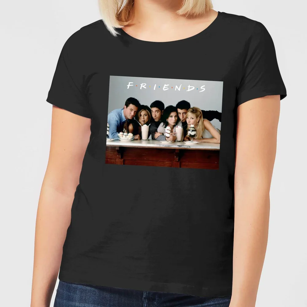 Friends Milkshake dames t-shirt - Zwart - S Afbeelding 1