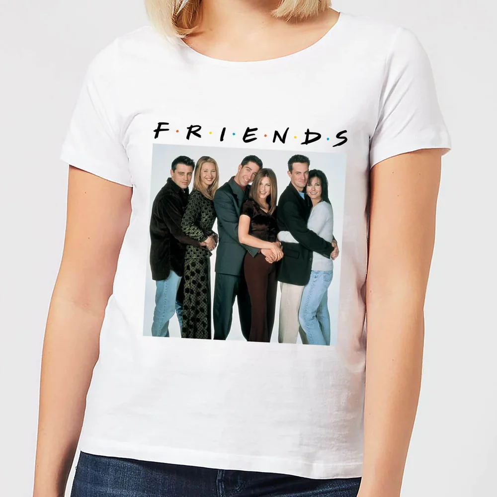 Friends Group Shot dames t-shirt - Wit - S Afbeelding 1