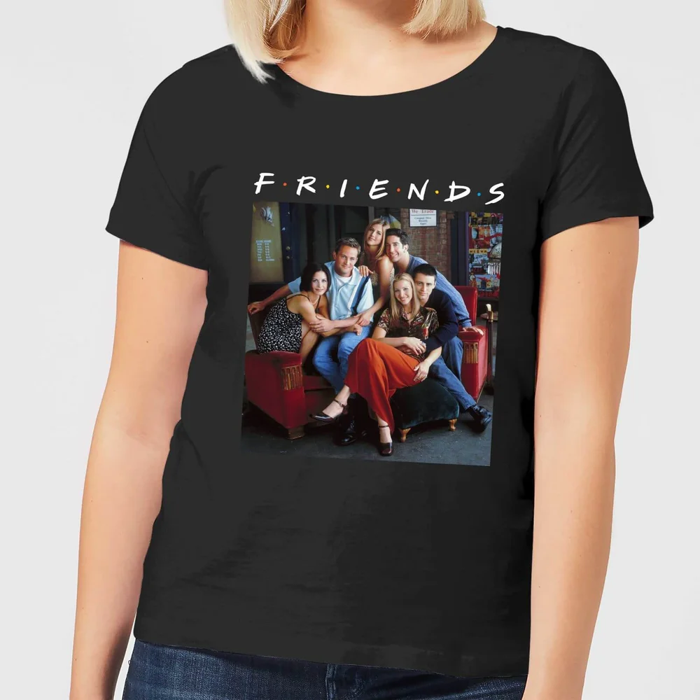 Friends Classic Character dames t-shirt - Zwart - S Afbeelding 1