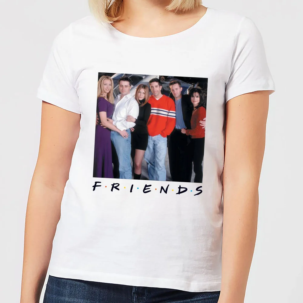 Friends Cast Pose dames t-shirt - Wit - S Afbeelding 1