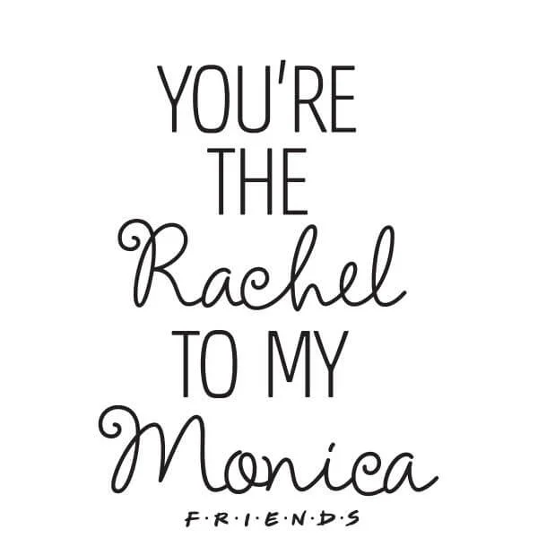 Friends You're The Rachel dames t-shirt - Wit