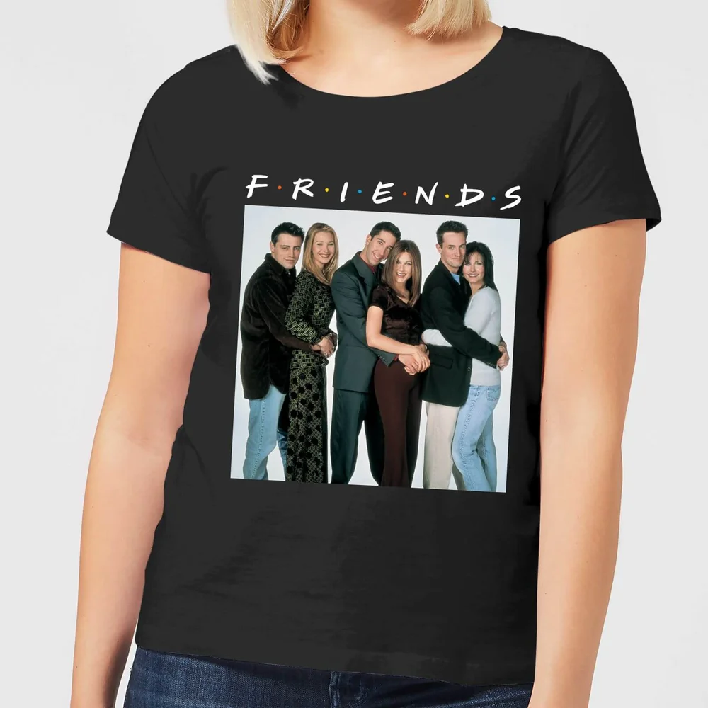 Friends Group Shot dames t-shirt - Zwart - S Afbeelding 1