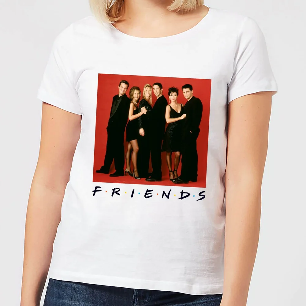 Friends Character Pose dames t-shirt - Wit - S Afbeelding 1