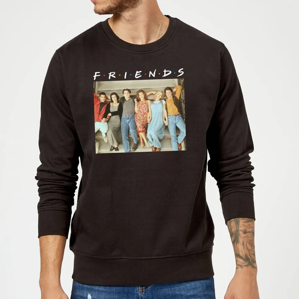 Friends Retro Character Shot trui - Zwart - S Afbeelding 1