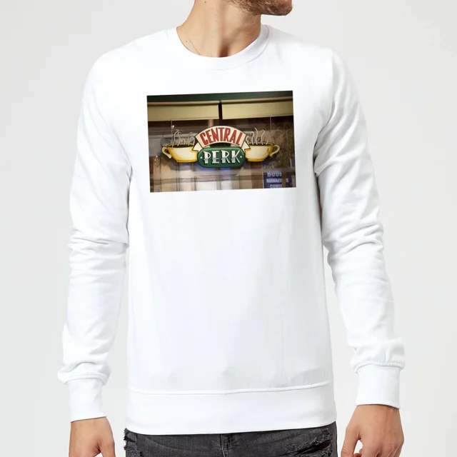 Friends Central Perk Coffee Sign trui - Wit