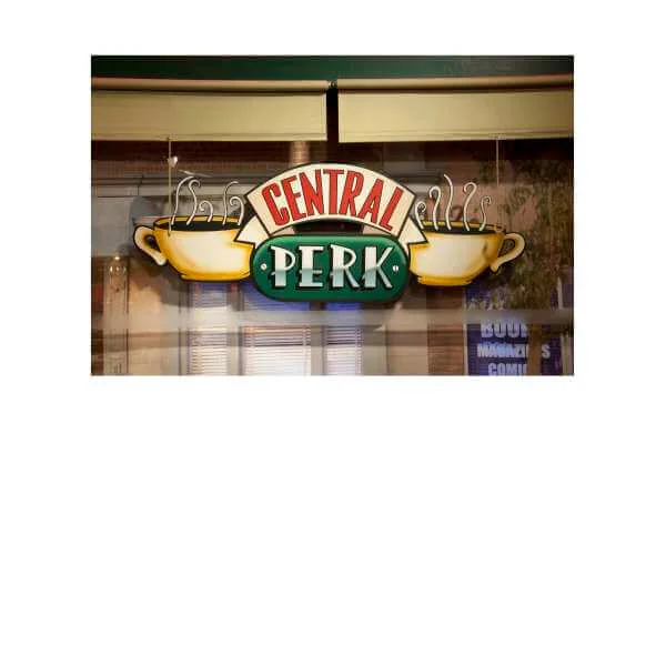 Friends Central Perk Coffee Sign trui - Wit