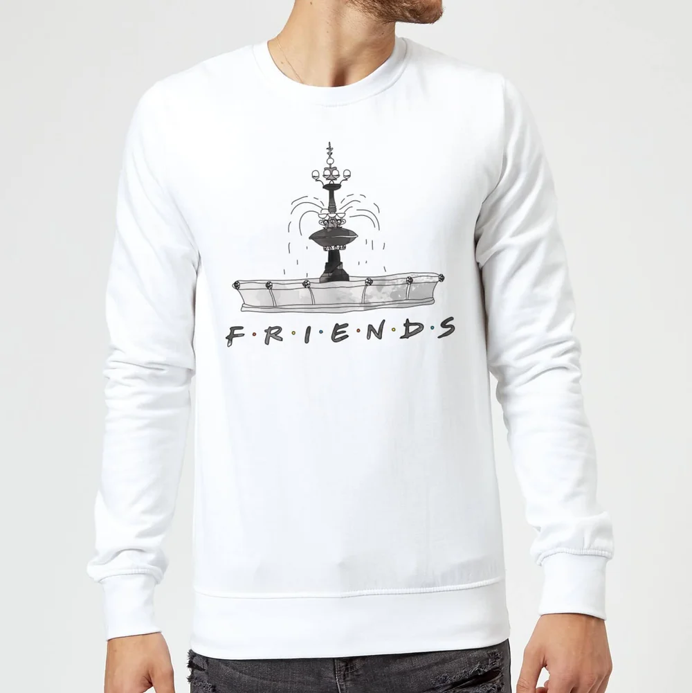 Friends Fountain Sketch trui - Wit - S Afbeelding 1