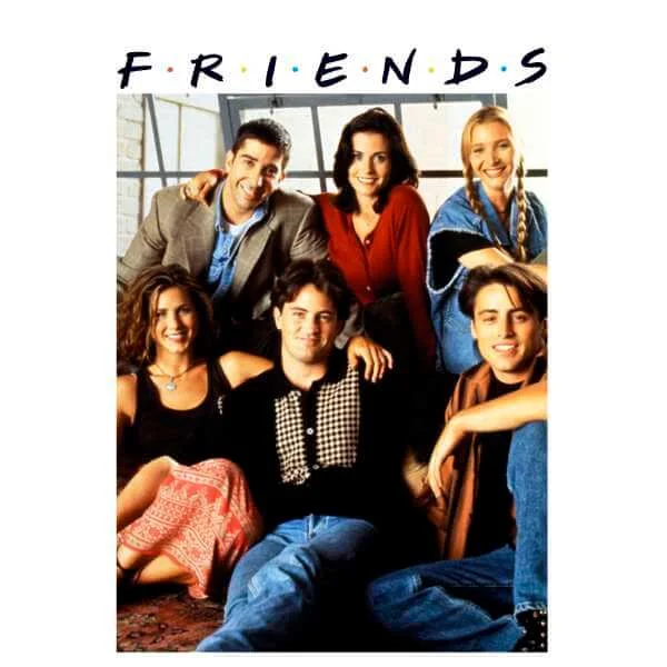 Friends Vintage Character Shot trui - Wit
