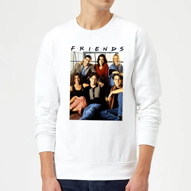 Friends Vintage Character Shot trui - Wit