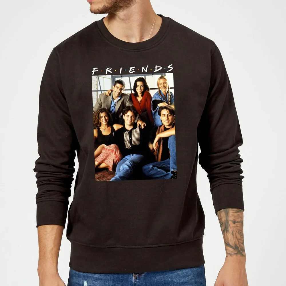 Friends Vintage Character Shot trui - Zwart - S Afbeelding 1