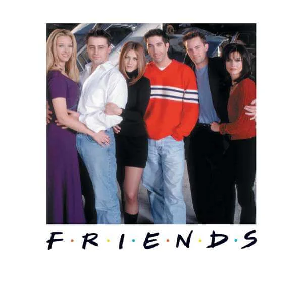 Friends Cast Pose trui - Wit