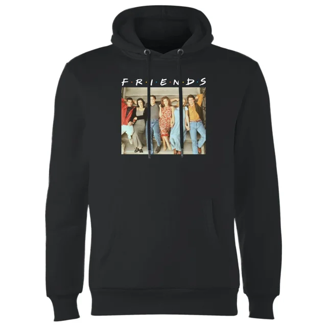 Friends Retro Character Shot hoodie - Zwart