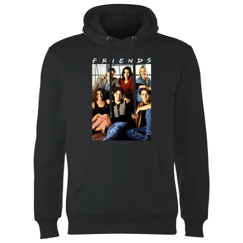Friends Vintage Character Shot hoodie - Zwart - S Afbeelding 1