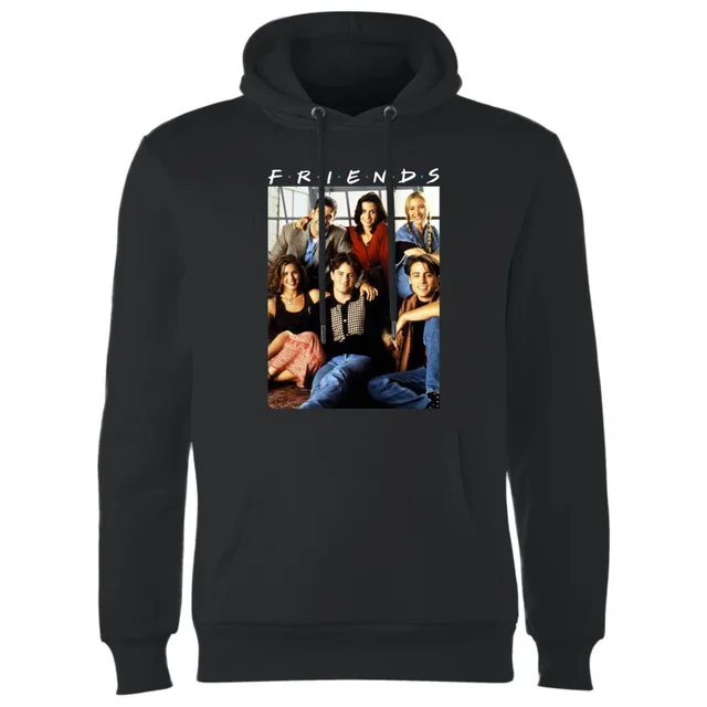 Friends Vintage Character Shot hoodie - Zwart