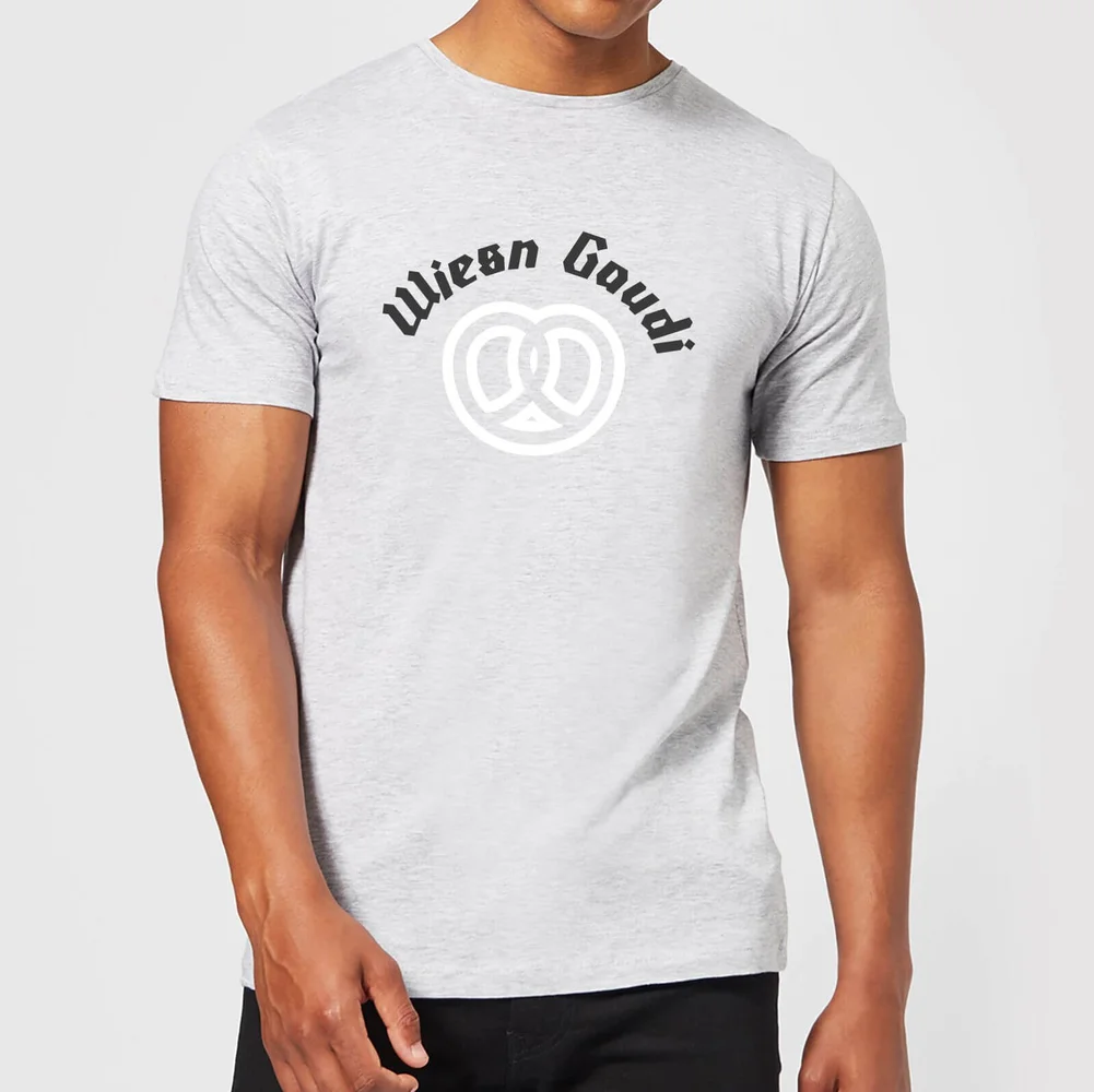 Wiesn Gaudi Men's T-Shirt - Grey - S - Grijs Afbeelding 1