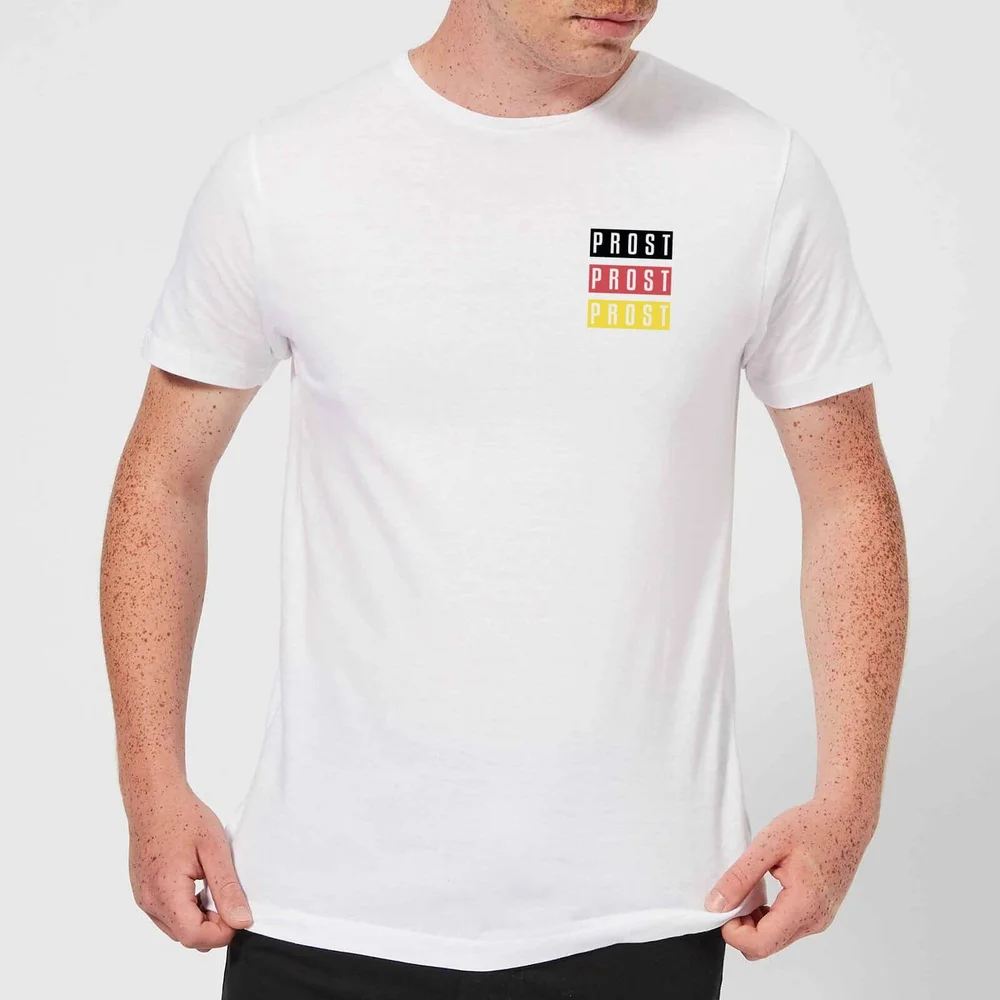 Prost Men's T-Shirt - White - S - Wit Afbeelding 1