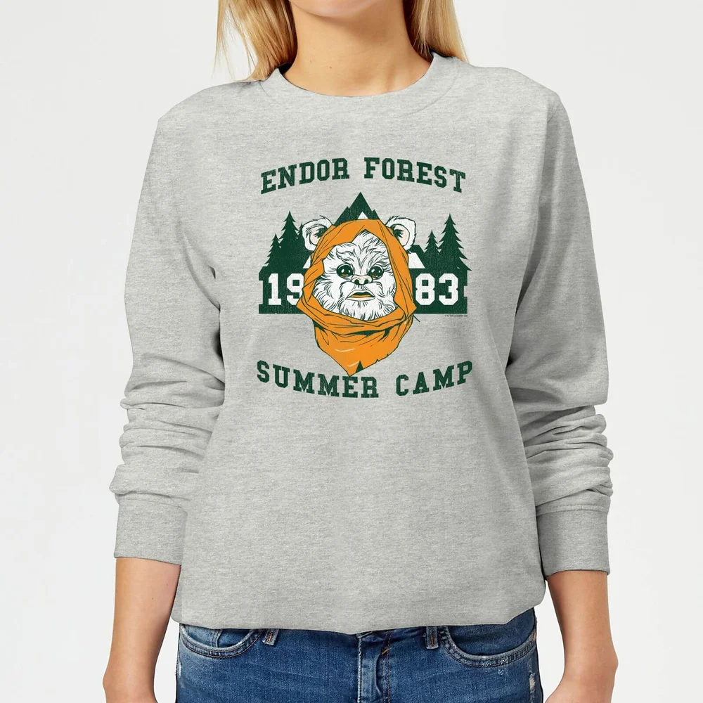 Star Wars Endor Camp Women's Sweatshirt - Grey - S Afbeelding 1