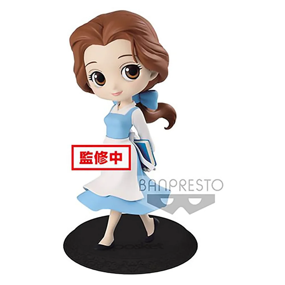 Banpresto Q Posket Disney Belle en het Beest-figuur in landelijke stijl (pastel, 14 cm) Afbeelding 1
