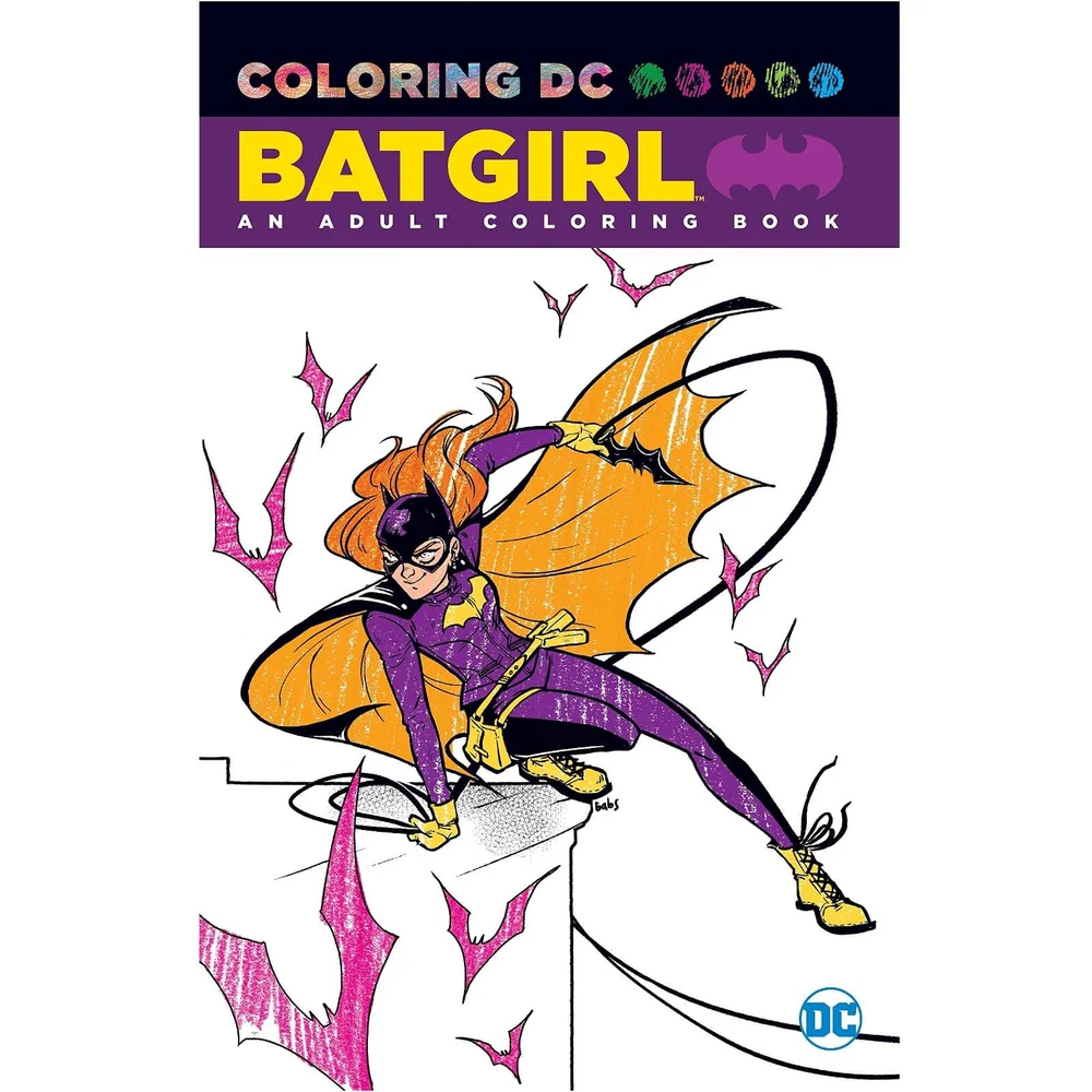 DC Comics Batgirl An Adult Coloring Book (Graphic Novel) Afbeelding 1
